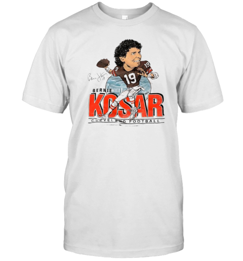 Bernie Kosar Cleveland Browns 19 Football Cartoon T-Shirt