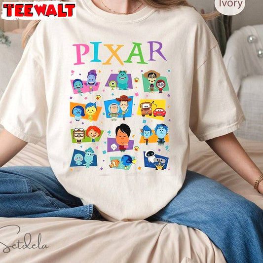 Limited Pixar Pier Disneyland Shirt, Meet Me At Pixar Pier Crewneck