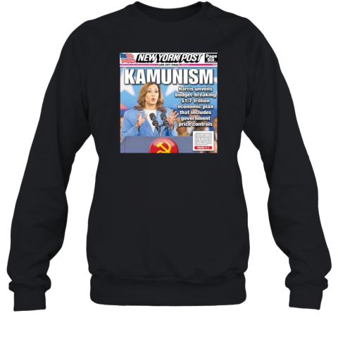 New York Post Kamunism Kamala Harris 2024 T-Shirt