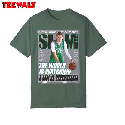 Luka Doncic Limited Shirt, Funny Dallas Mavericks Nba Slam Cover Long Sleeve