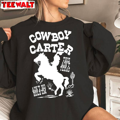 Cowgirl Concert Tour Long Sleeve , Trendy Cowboy Carter Shirt Sweater