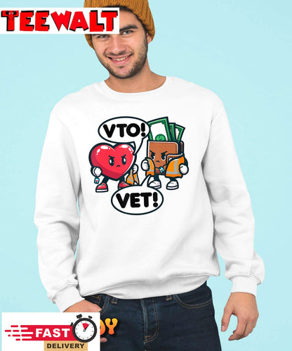 Swagazon Associate Heart Says VTO Wallet Says VET T-Shirt