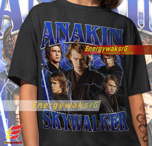 Anakin Skywalker Vintage 90'S Retro Fan T-Shirt - Classic Star Wars Apparel For Enthusiasts