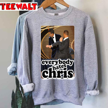 Funny Meme Will Smith Oscar 2022 Everybody Hates Chris Unisex T-Shirt