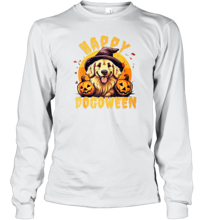 Happy Dogoween Golden Retriever Halloween T-Shirt