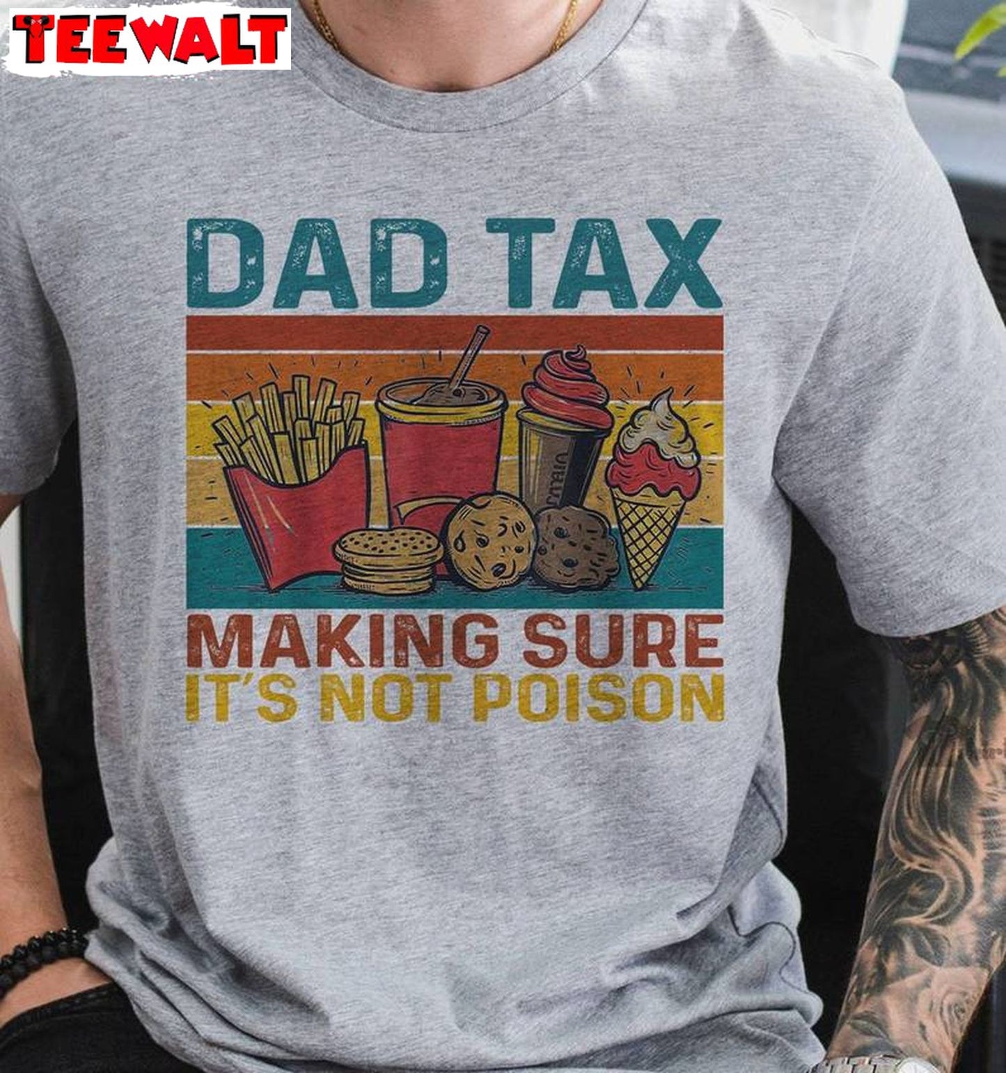 Must Have Dad Tax Shirt, Limited Fathers Day Short Sleeve Crewneck