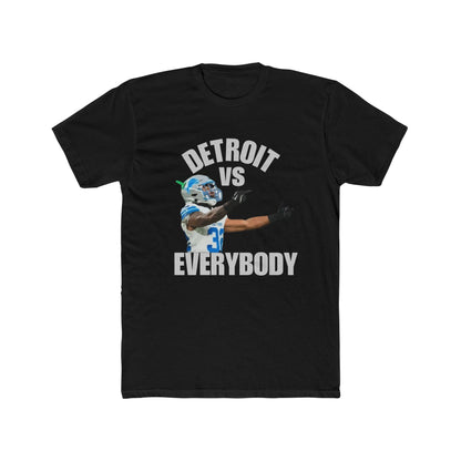 Detroit Lions Brian Branch Vs Everybody Unisex Cotton Tee