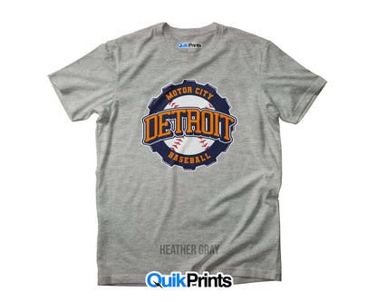 Motor City Baseball T-Shirts