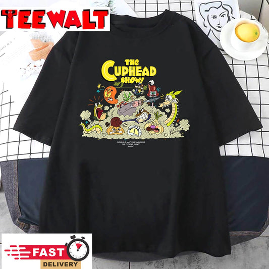 The Cuphead Show! Boss Fight Graphic Tee Premium T-Shirt