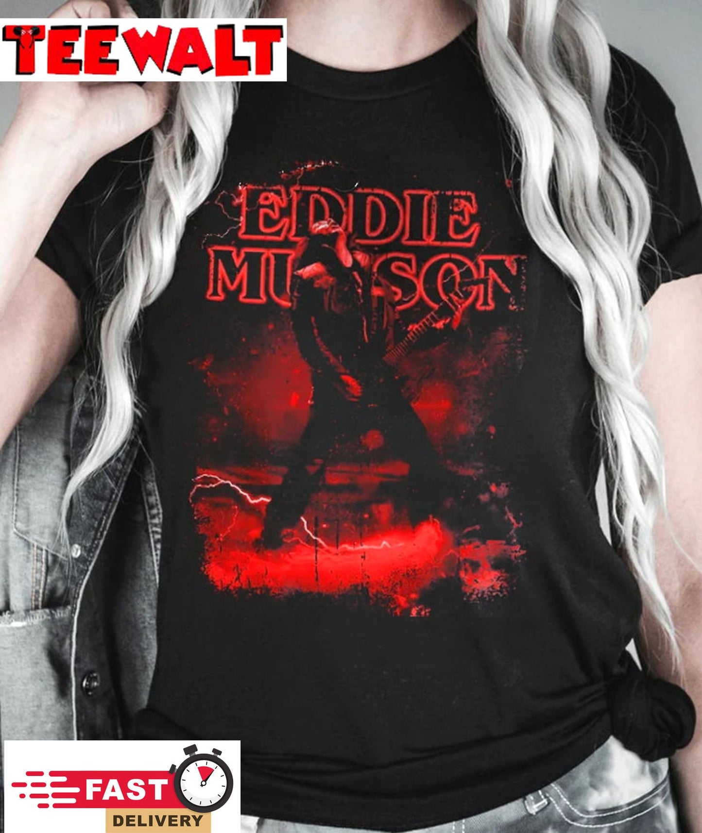 Eddie Munson Play Guitar Shirt, Eddie Vintage Shirt