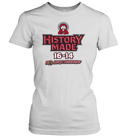 Northern Illinois Huskies History Made No Luck Needed T-Shirt