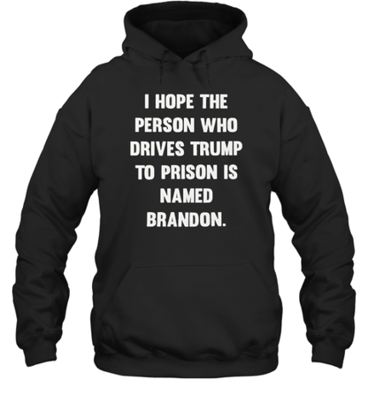 I hope the person who drives trump to prison is named brandon T-Shirt