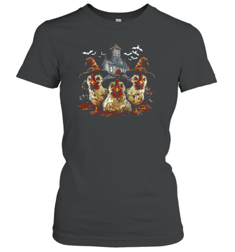 Halloween Chicken Funnyghost Chickens T-Shirt