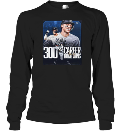 300 Career Home Runs Aaron Judge New York Yankees Signature Poster T-Shirt