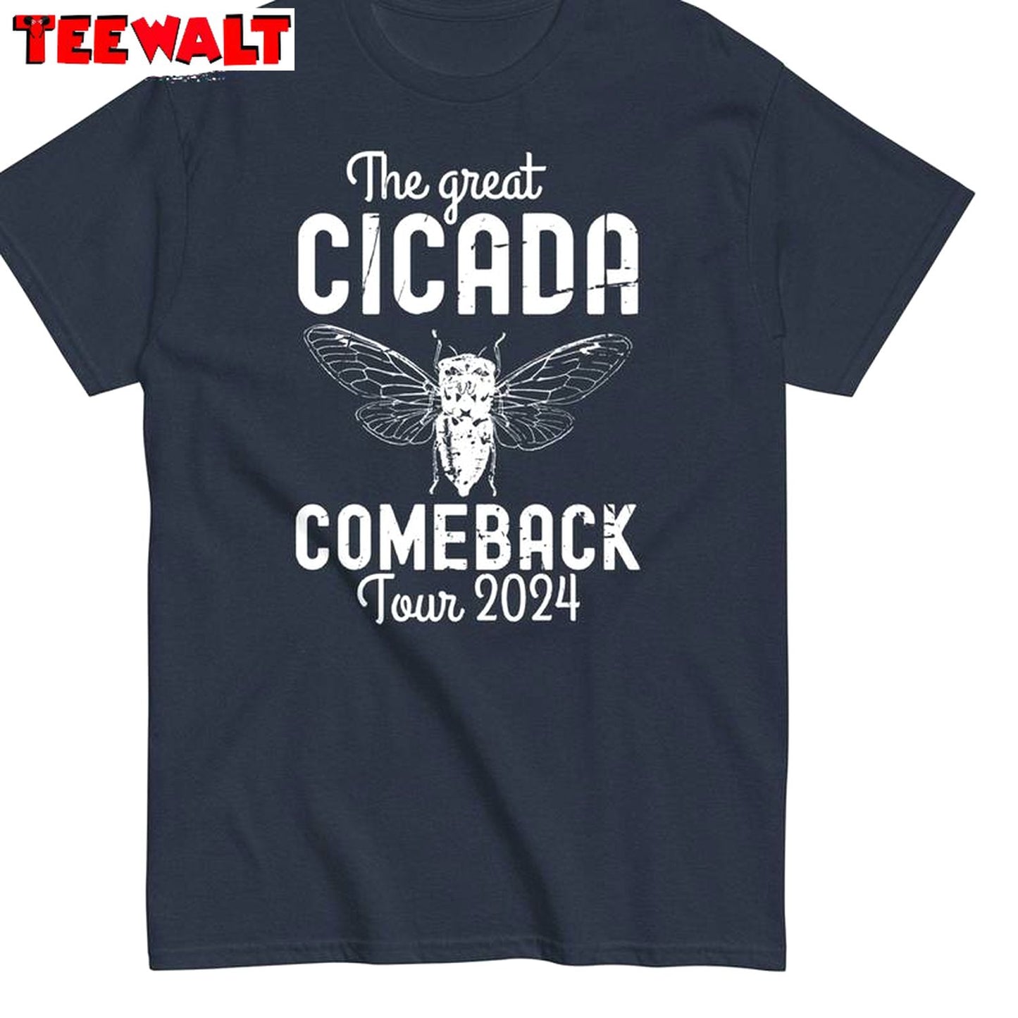 Cool Design Cicada Comeback Tour Shirt, Funny Cicada Reunion Concert T