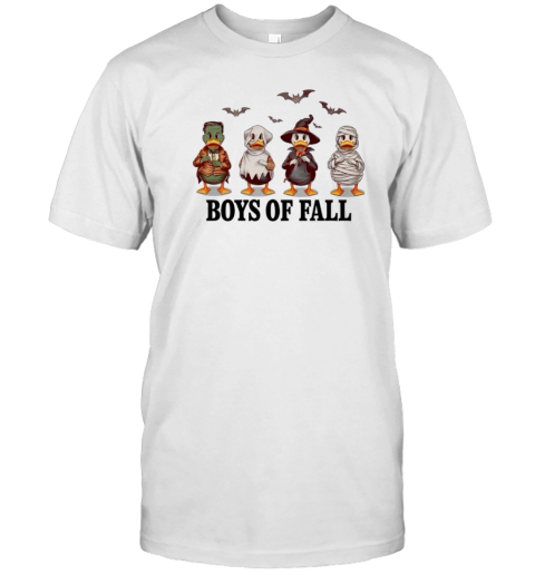 Boys Of Fall Halloween Ghost Ducks T-Shirt