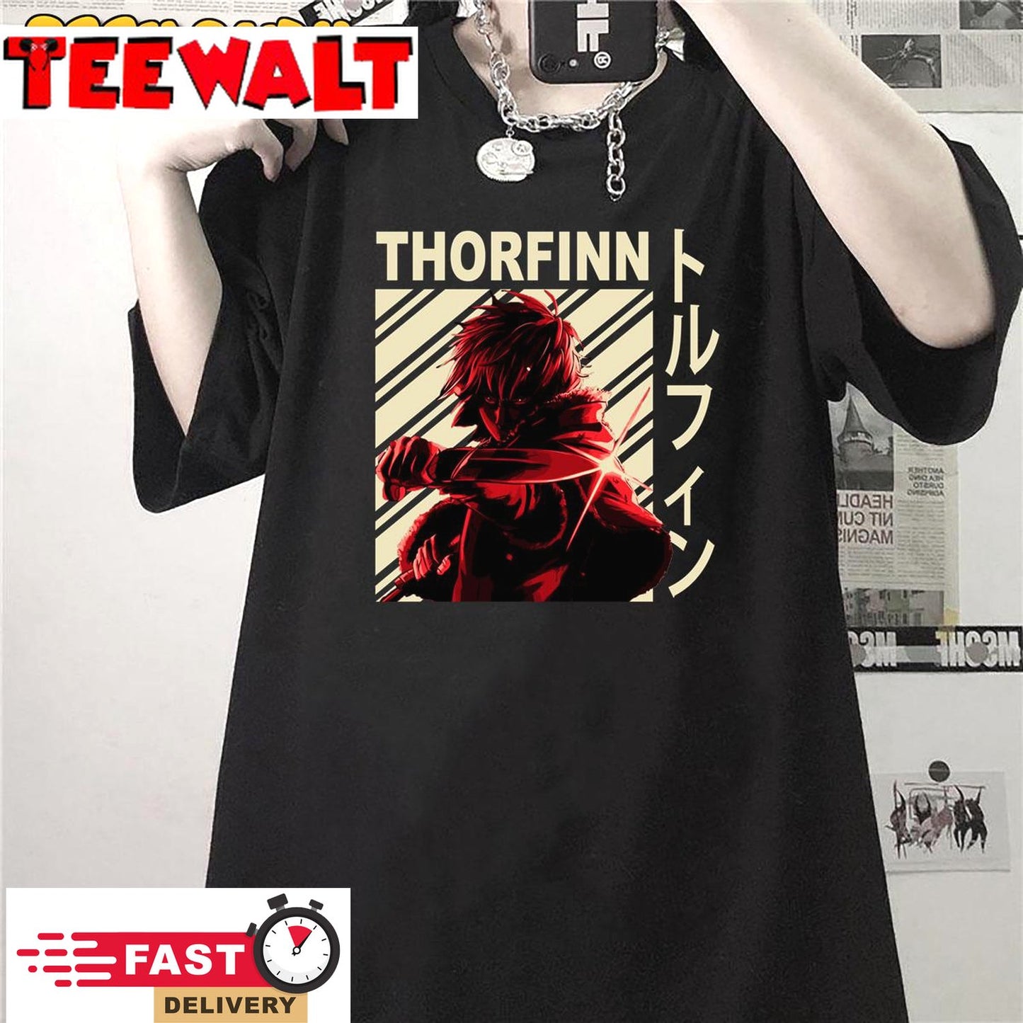 Thorfinn Karlsefni Vinland Saga Vintage Art Unisex T-Shirt