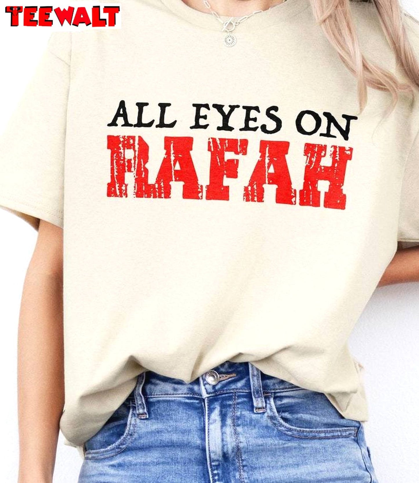 New Rare All Eyes On Rafah Shirt, Palestine Will Be Free Long Sleeve