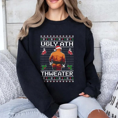 Mike Tyson Ugly Ath Thweater Ugly Christmas T Shirt