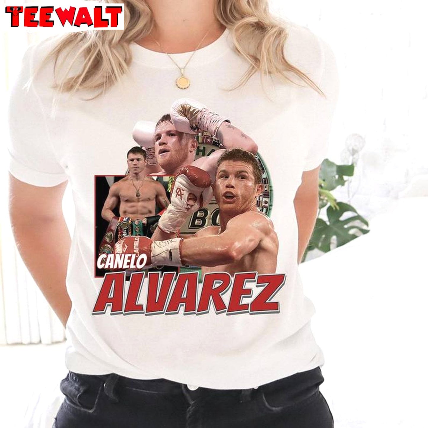 Canelo Alvarez Shirt, Boxing Trendy Crewneck Sweatshirt T-shirt