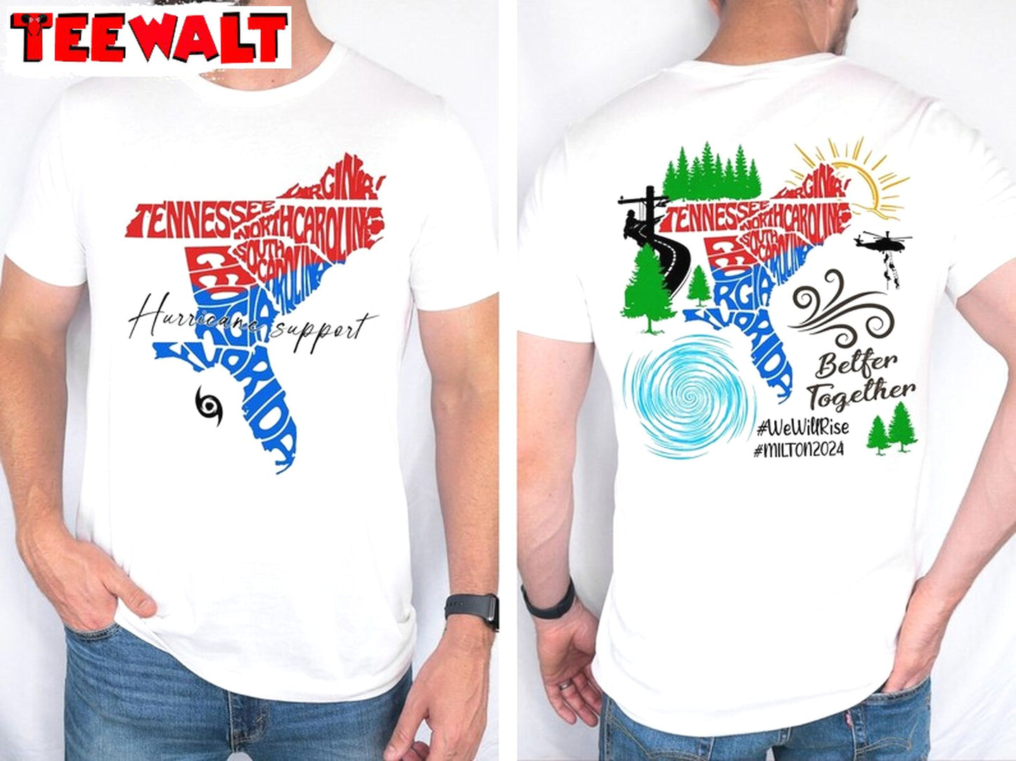 Hurricane Milton Shirt, Western North Carolina T Shirt