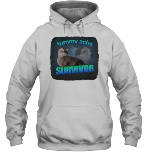 Cat Tummy Ache Survivor T-Shirt