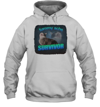 Cat Tummy Ache Survivor T-Shirt