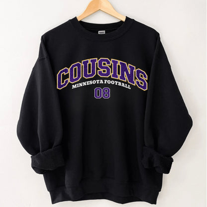 Kirk Cousins Minnesota Football Sweatshirt - Viking Crewneck Shirt