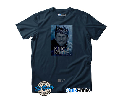 Dan Campbell Is King In The North Detroit Football T-Shirts