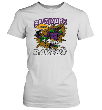 Baltimore Ravens Ninja Turtles Donatello T-Shirt