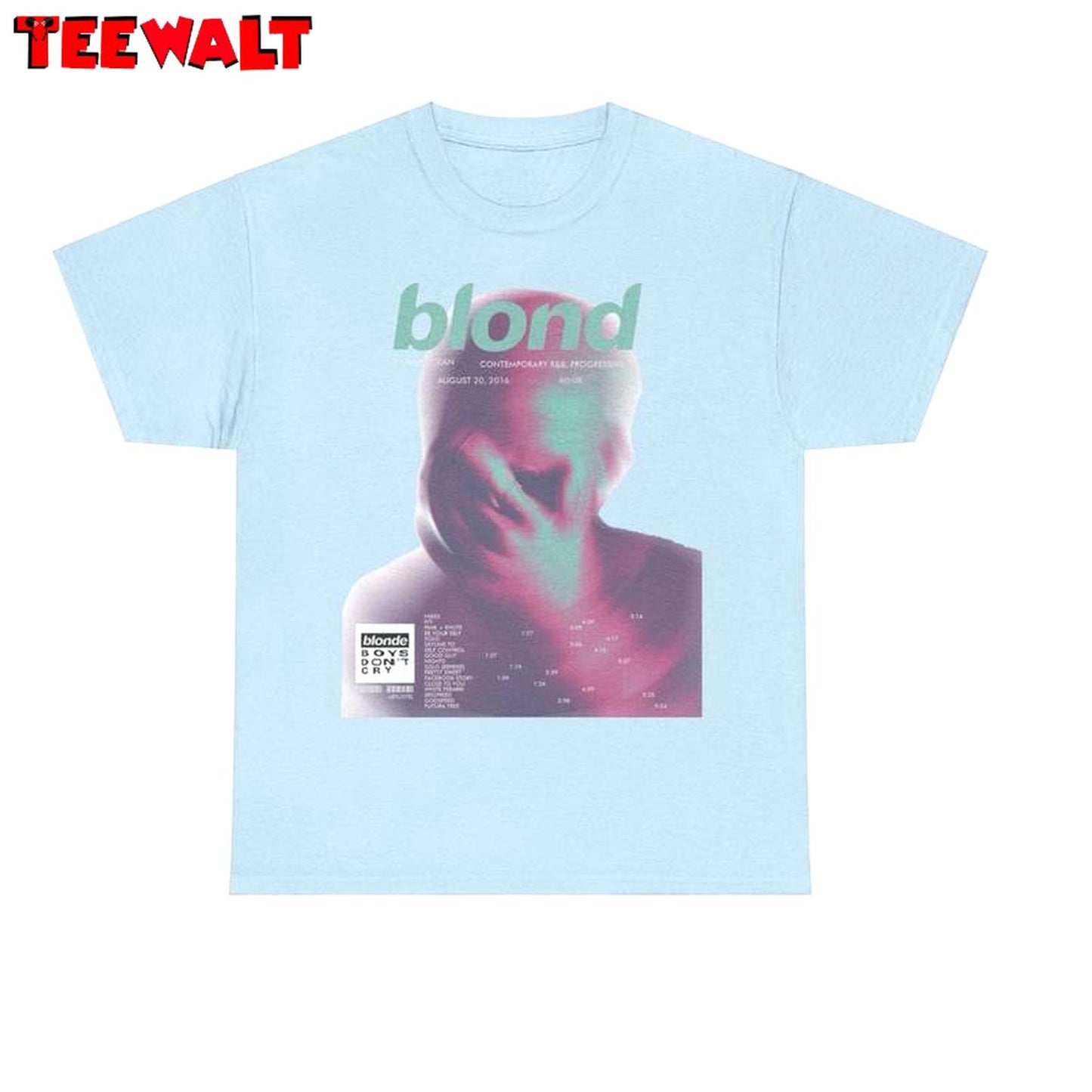 Trendy Blond Album Short Sleeve , Creative Frank Ocean Blond