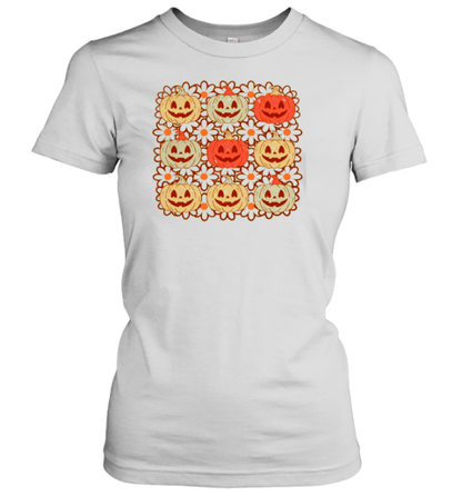 Daisy Pumpkin Teacher T-Shirt