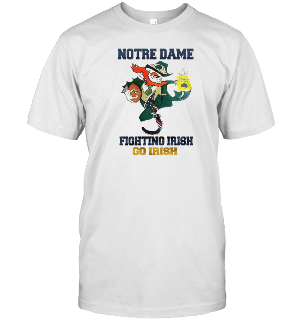 Notre Dame Fighting Irish Play Like Champions Today Go Irish Mascot T-Shirt