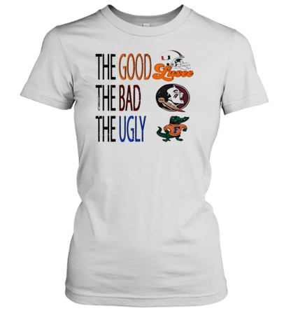 Florida Gators, Florida State Seminoles And Florida Gators The Good The Bad The Ugly T-Shirt