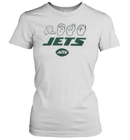 New York Jets Sign Language Hands T-Shirt