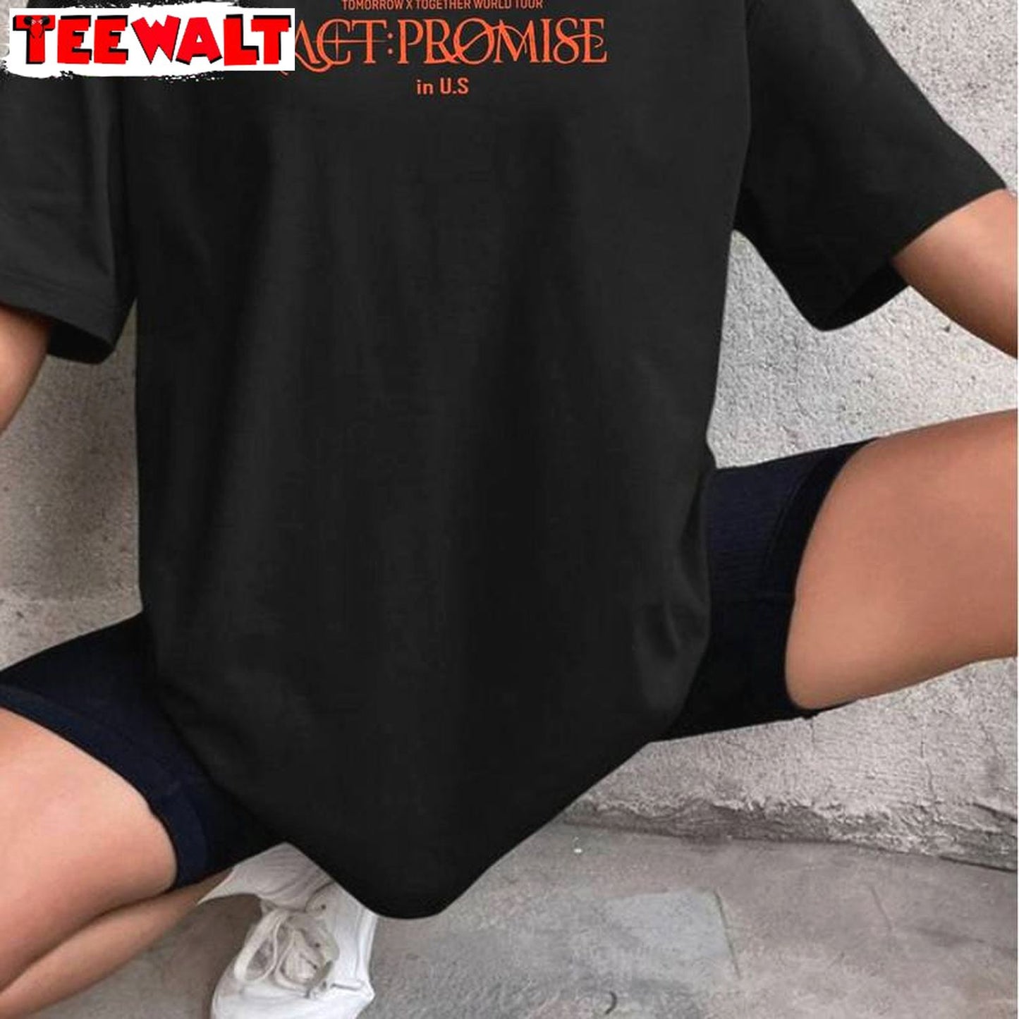 Comfort Txt Temptation Sweatshirt, Txt Act Promise Tour Short Sleeve Crewneck