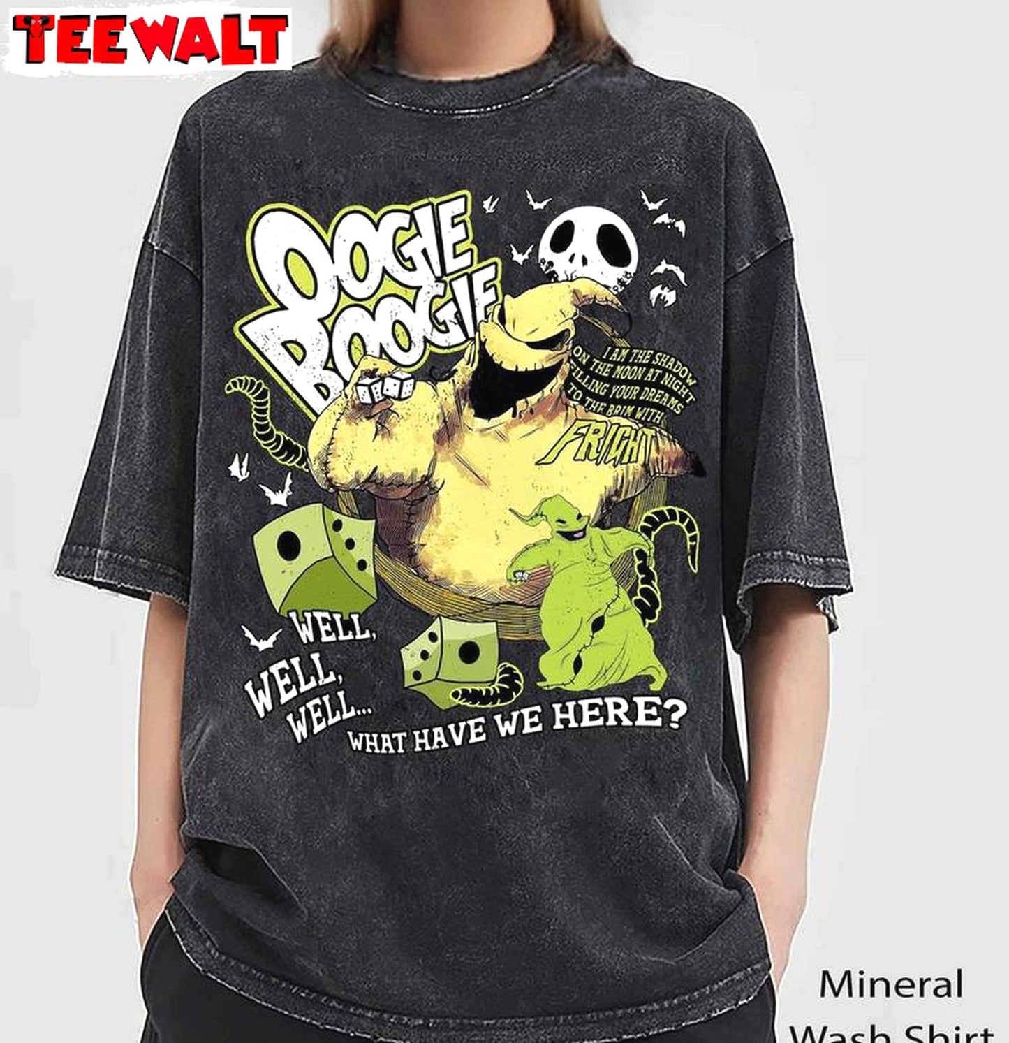 Cool Design Spooky Season Unisex T Shirt , New Rare Oogie Boogie