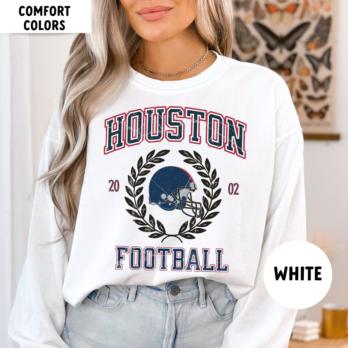 Comfort Colors Houston Football Shirt - Texan Football Tee Cj Stroud