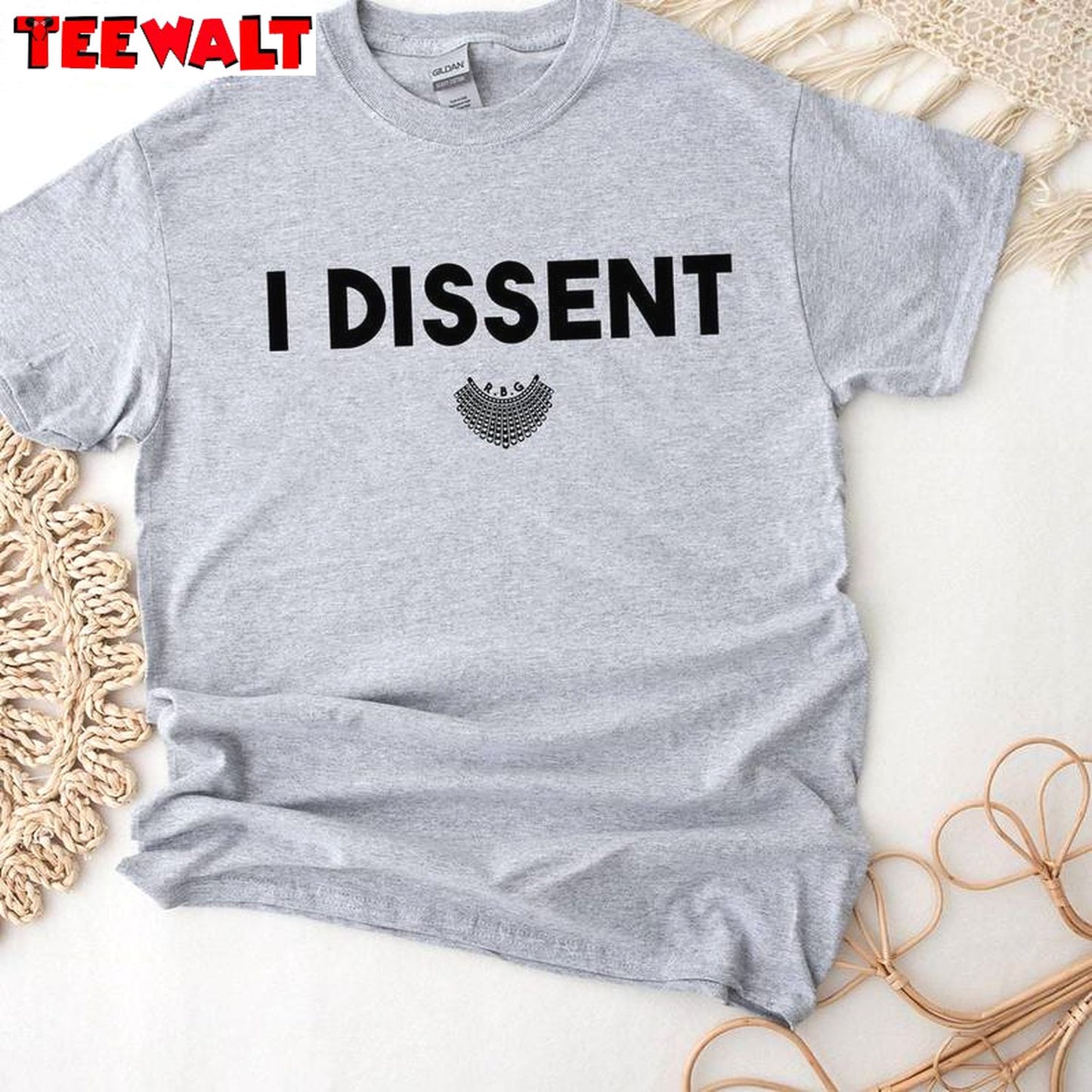 Cool Design Feminism Saying Unisex Hoodie, New Rare I Dissent