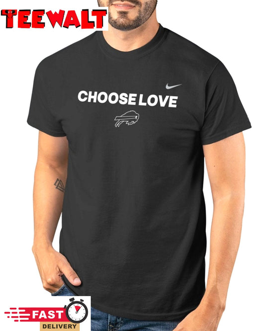 Choose Love Buffalo T-Shirt Buffalo Bills Stop Hate End Racism Choose Love Buffalo T-shirt