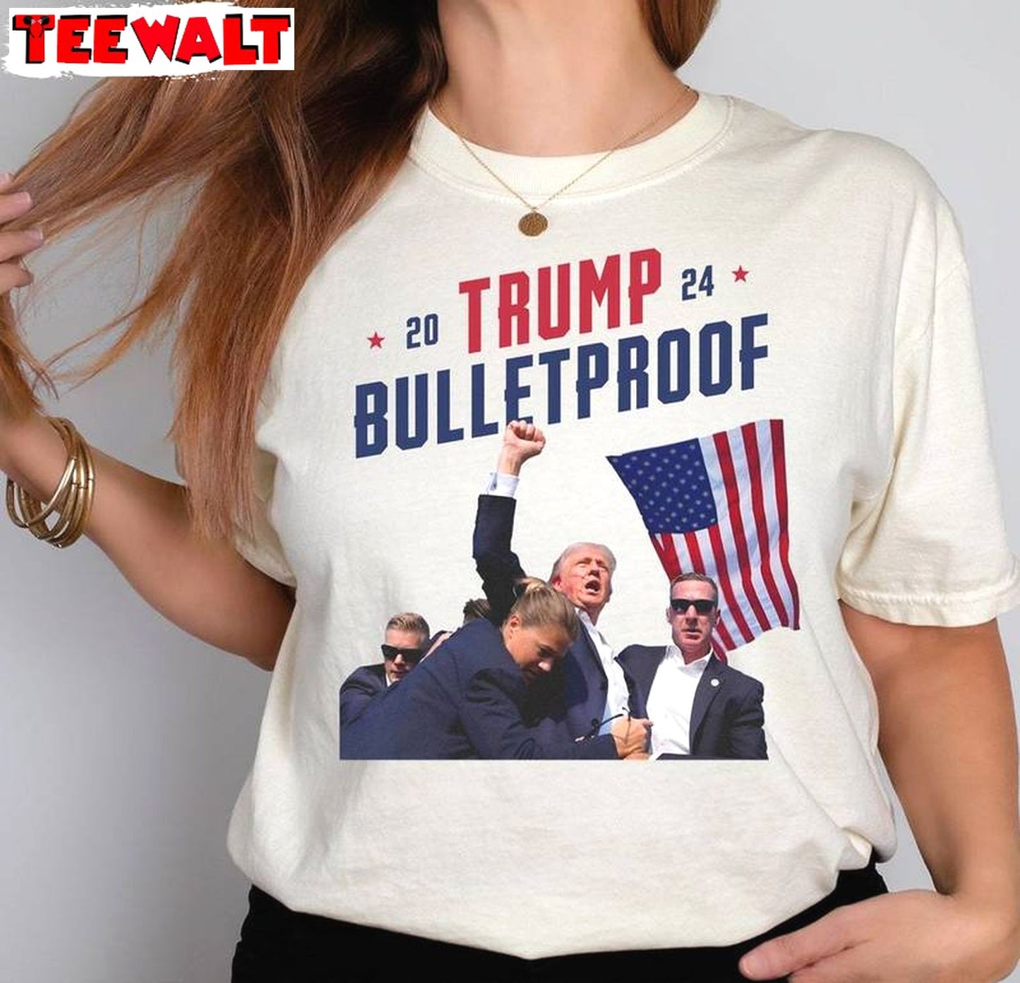 Unique Fight President Trump Unisex Hoodie, New Rare Trump Bulletproof