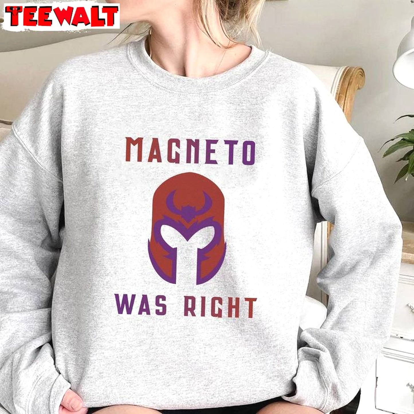 Groovy Magneto Was Right Shirt, Must Have Xmen 97 Unisex Hoodie Crewneck