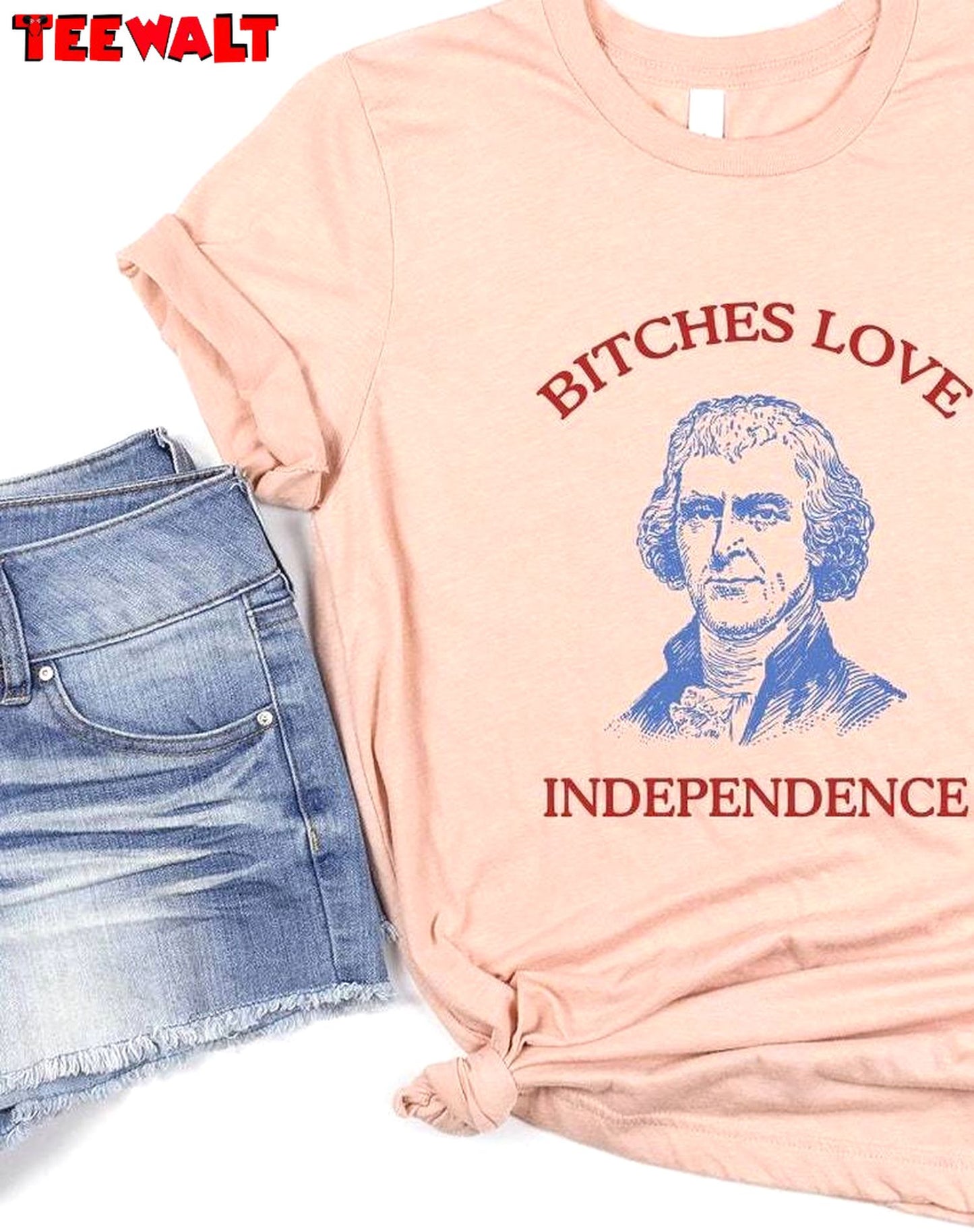 Funny 4th Of July Unisex Hoodie, Groovy Bitches Love Independence