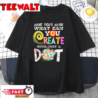 Happy International Dot Day Make Your Mark Funny Colorful Unisex Hoodie