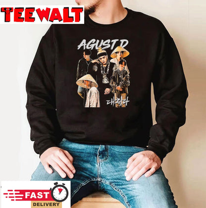 Vintage Agust D BTS Daechwita Graphic Unisex T-shirt