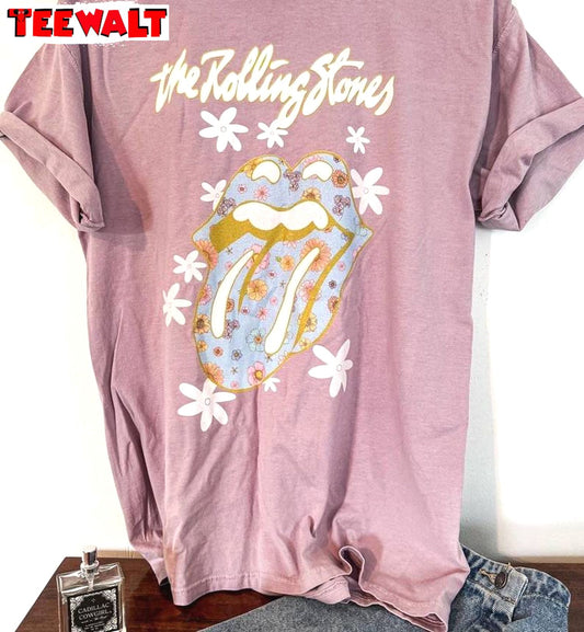 Awesome The Rolling Stones Shirt, Creative Crewneck Long Sleeve Gift For Holiday