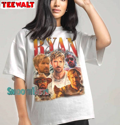 Vintage Ryan Gosling Shirt, Retro Rock Poster Short Sleeve Long Sleeve