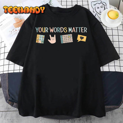 Aac Asl Speech Therapy Pathology Slp Aba Rbt Sign Language Sweatshirt