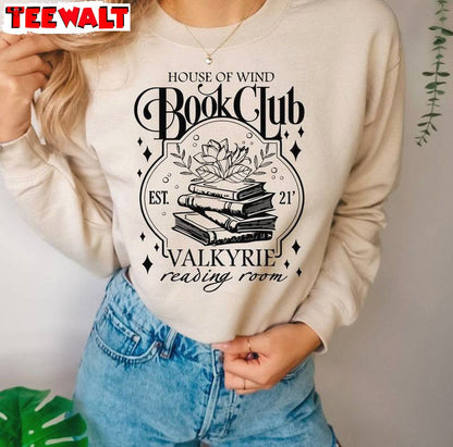 Valkyrie Reading Room T Shirt , House Of Wind Book Club Sweatshirt Sweater