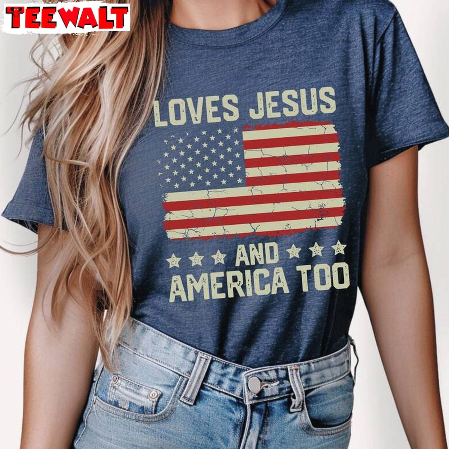 Spiritual Women Unisex Hoodie, Must Have Loves Jesus And America Too Shirt